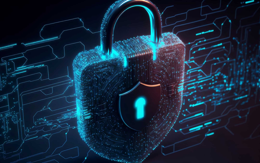 internet security and data protection concept