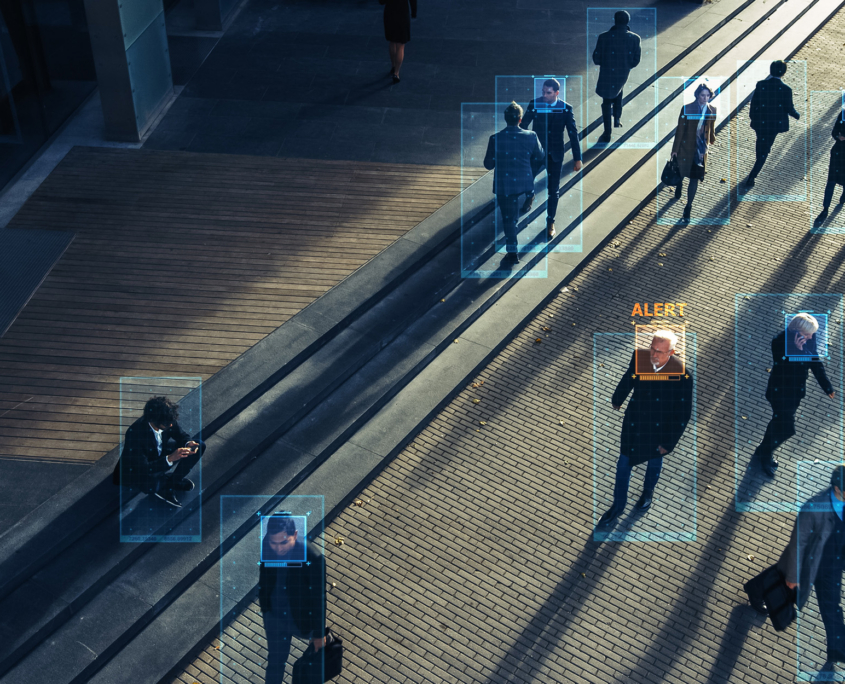 AI Securiyt System detecting threat